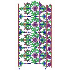 Border Embroidery Design 19127