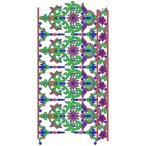 Border Embroidery Design 19127