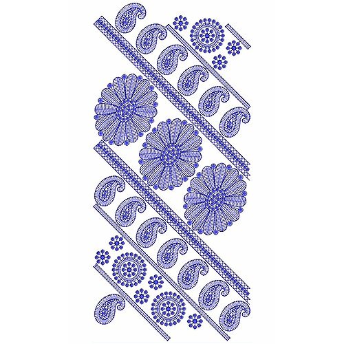 Border Embroidery Design 19132