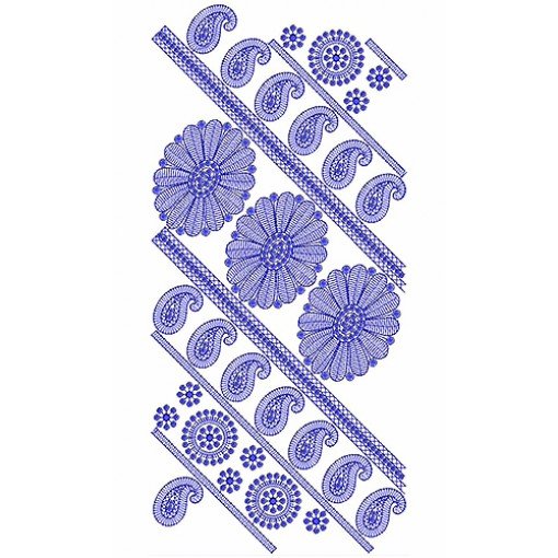 Border Embroidery Design 19132