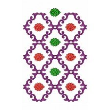 Border Embroidery Design 19136