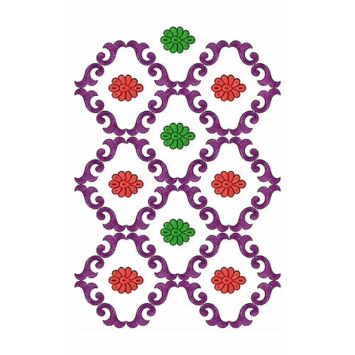 Border Embroidery Design 19136