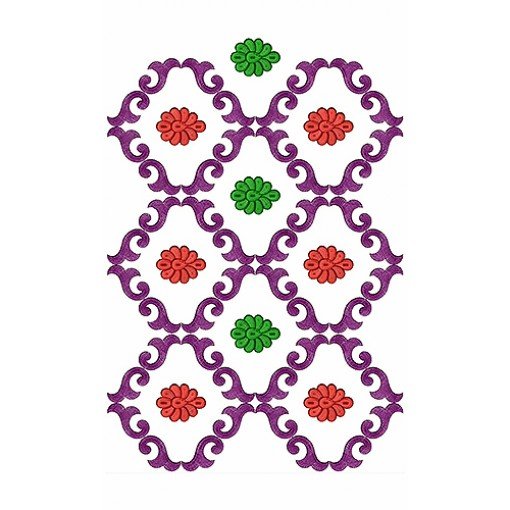Border Embroidery Design 19136