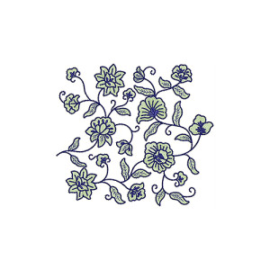 Border Embroidery Design 19198