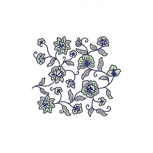 Border Embroidery Design 19198