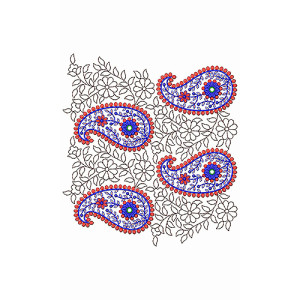 Border Embroidery Design 19221