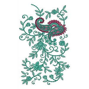 Border Embroidery Design 19348