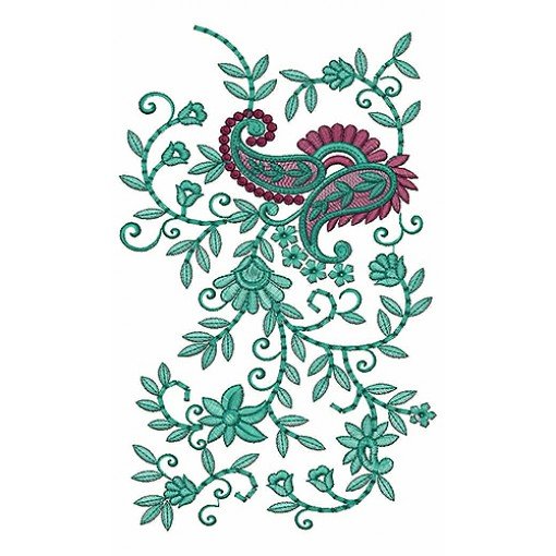 Border Embroidery Design 19348