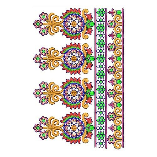 Big-Border Embroidery Design 19382
