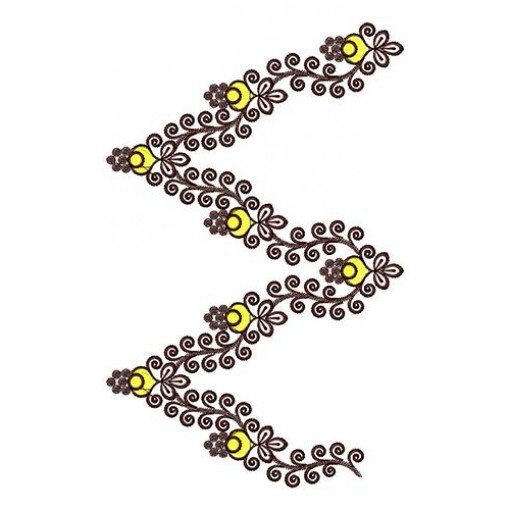 Border Embroidery Design 19555