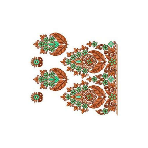 Border Embroidery Design 19721