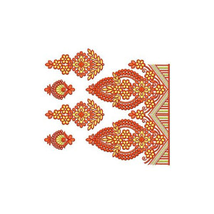 Border Embroidery Design 19724