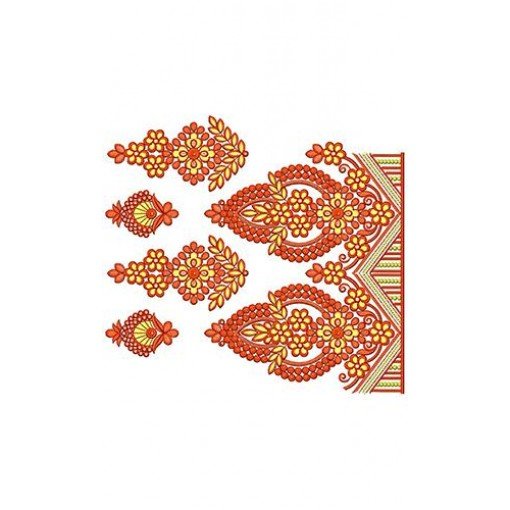 Border Embroidery Design 19724