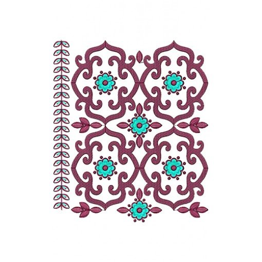 Border Embroidery Design 19996
