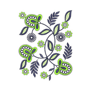 Border Embroidery Design 19999