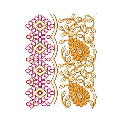Border Embroidery Design 20075