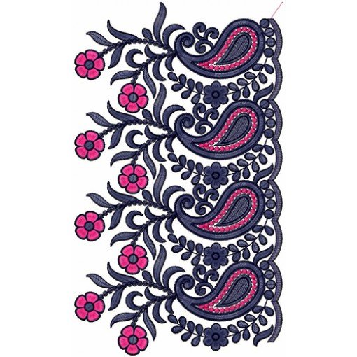 Border Embroidery Design 20076