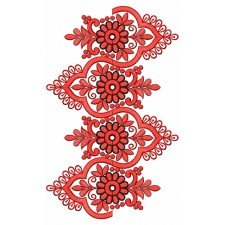 Border Embroidery Design 20097
