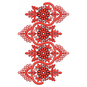 Border Embroidery Design 20097