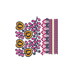 Border Embroidery Design 20125