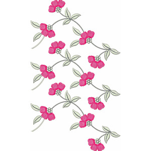 Tangled Border Embroidery Design