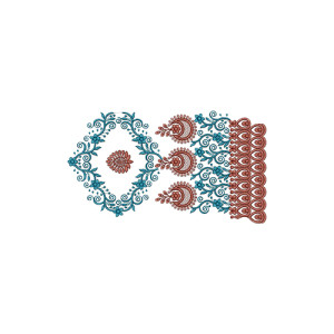 Parsi Border Embroidery Design 20215