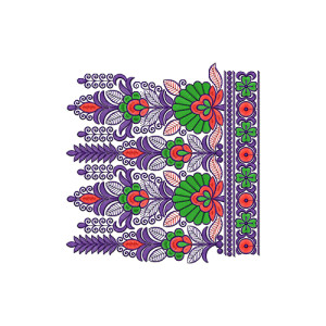 Border Embroidery Design 20311