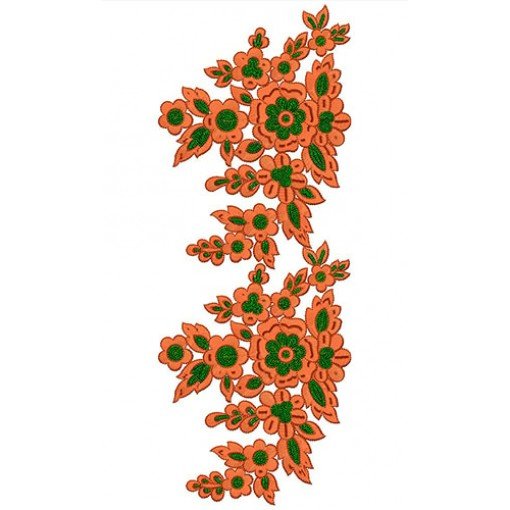 Border Embroidery Design 20385