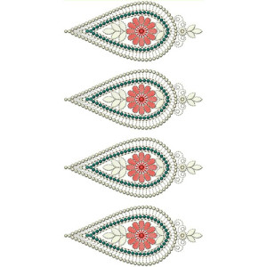 Border Embroidery Design 20386