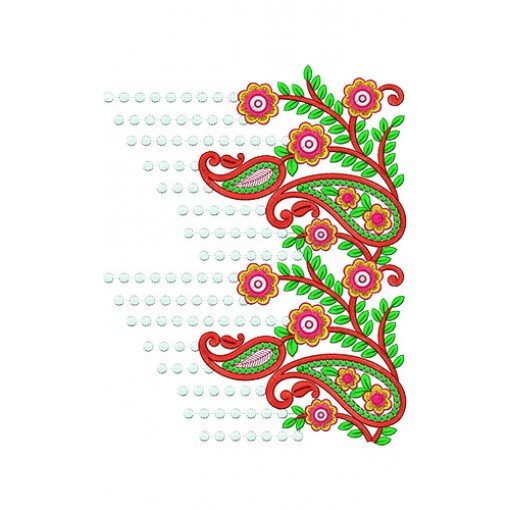 Border Embroidery Design 20389