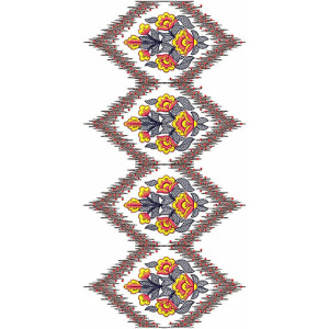 Border Embroidery Design 20392