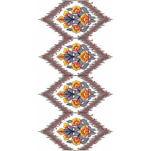 Border Embroidery Design 20392