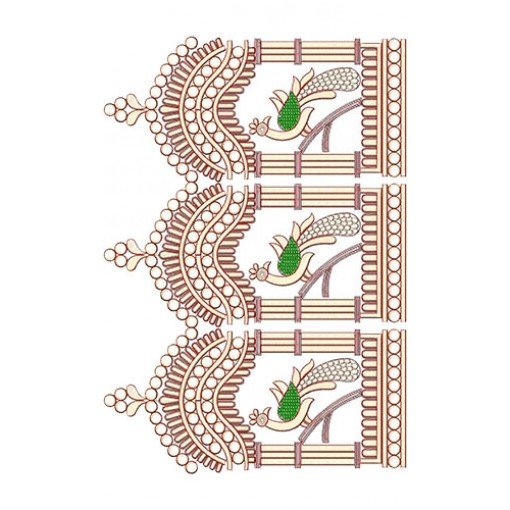 Border Embroidery Design 20443