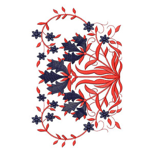 Border Embroidery Design 20577