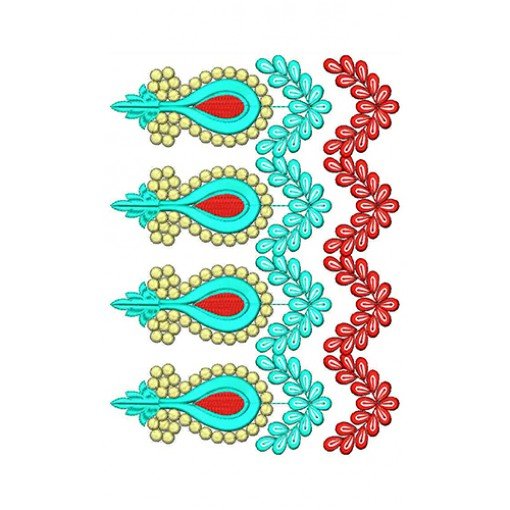 Border Embroidery Design 20674