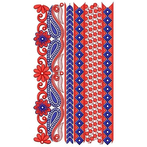 Border Embroidery Design 20675