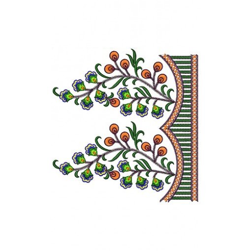 Border Embroidery Design 20676