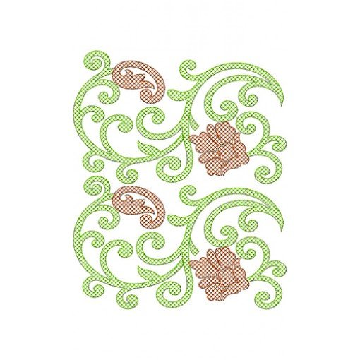 Border Embroidery Design 20678