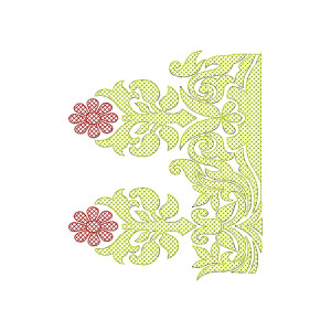 Border Embroidery Design 20679