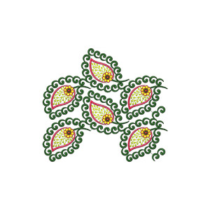 Border Embroidery Design 20752