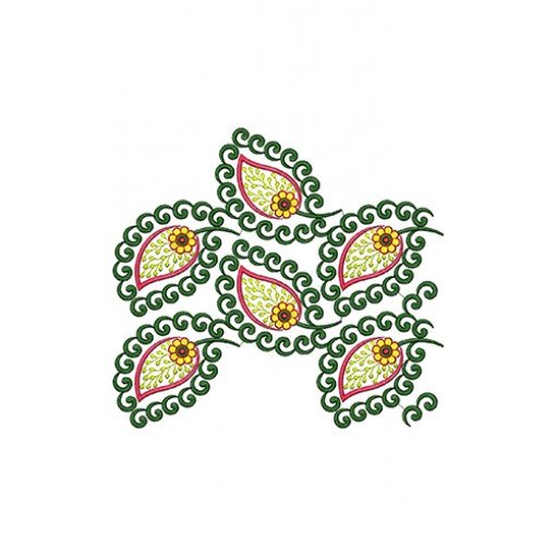 Border Embroidery Design 20752