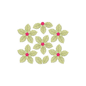 Border Embroidery Design 20756