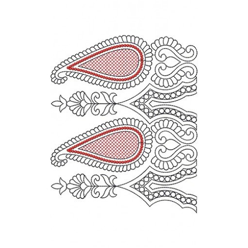 Border Embroidery Design 20767