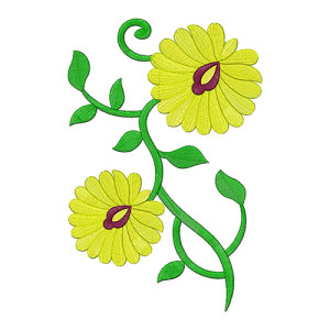Border Embroidery Design 20845