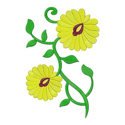 Border Embroidery Design 20845