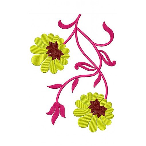 Border Embroidery Design 20848