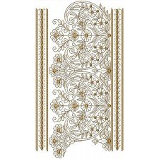 Border Embroidery Design 20849