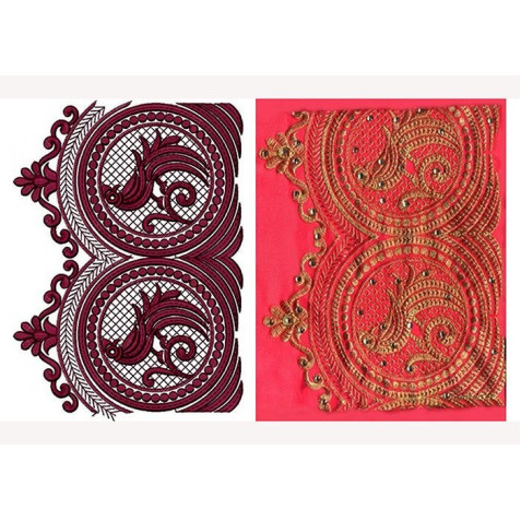Border Embroidery Design 20855