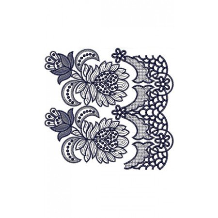 Border Embroidery Design 20856