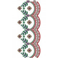 Border Embroidery Design 20874